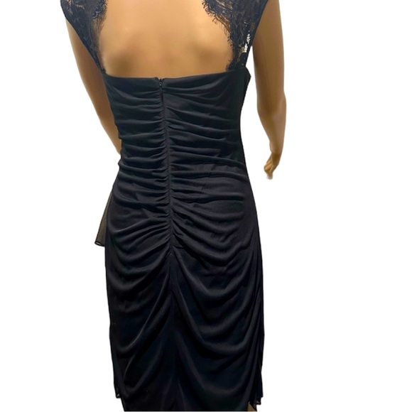 EUC Sleeveless Dress Lace at Front & Back,Black,Size 10 - Picture 8 of 13